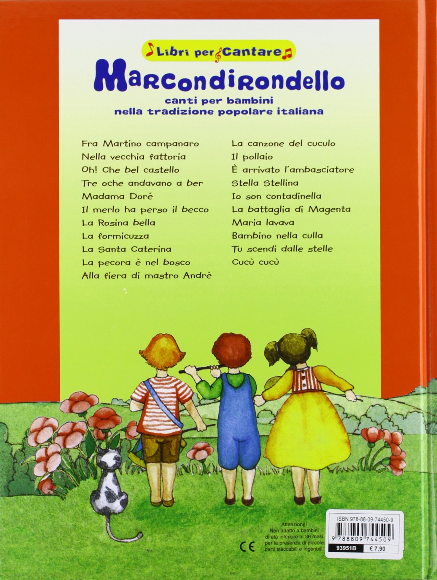 Marcondirondello. Canti per bambini nella tradizione popolare italiana. Ediz. illustrata. Con CD Audio