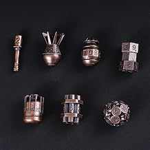 cusdie 7-Die Creative Metal Dice Set DND Dice Set