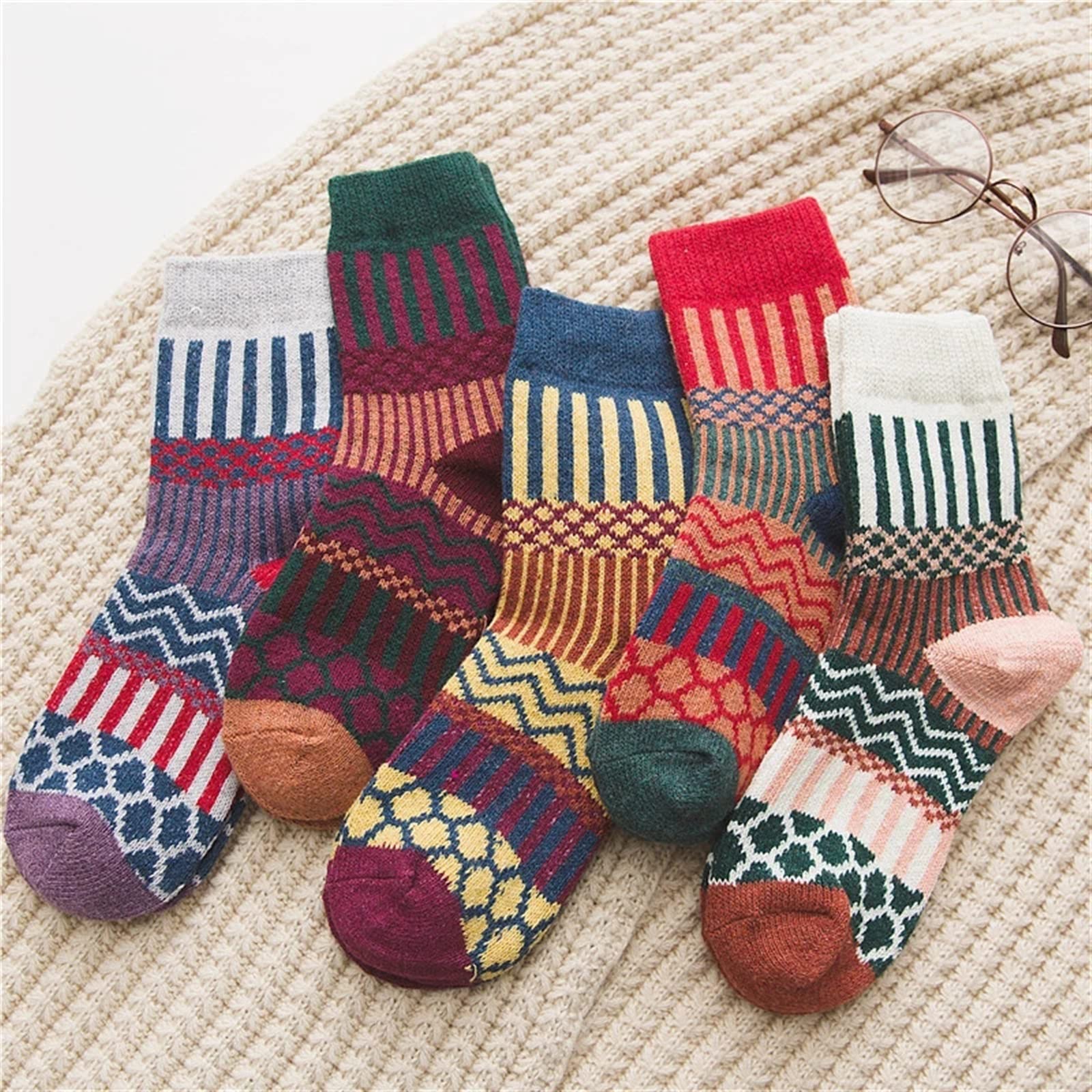 Chaussettes en laine chaudes pour vos soirées cocooning au coin du feu cet automne