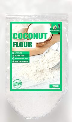 Jioo Organics Coconut Flour | Gluten-Free, Delicious, Fiber-Rich, Paleo Friendly, 250g