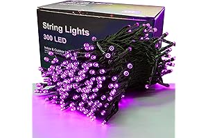300 LED Purple String Lights for Halloween
