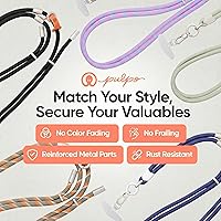 Vista 7 de Pulpo 2 in 1 Anti Theft Phone Lanyard and Wrist Strap for iPhone and Android, Adjustable Cell Phone Leash and Universal Tether, Hands Free Strap for