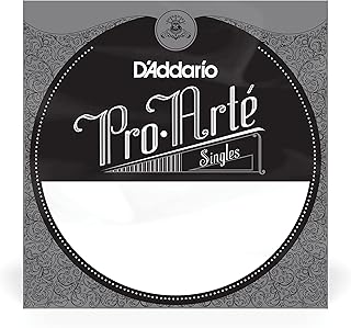 D'Addario J4504 Pro-Arte Nylon Normal Tension Single Fourth String for Classical Guitar