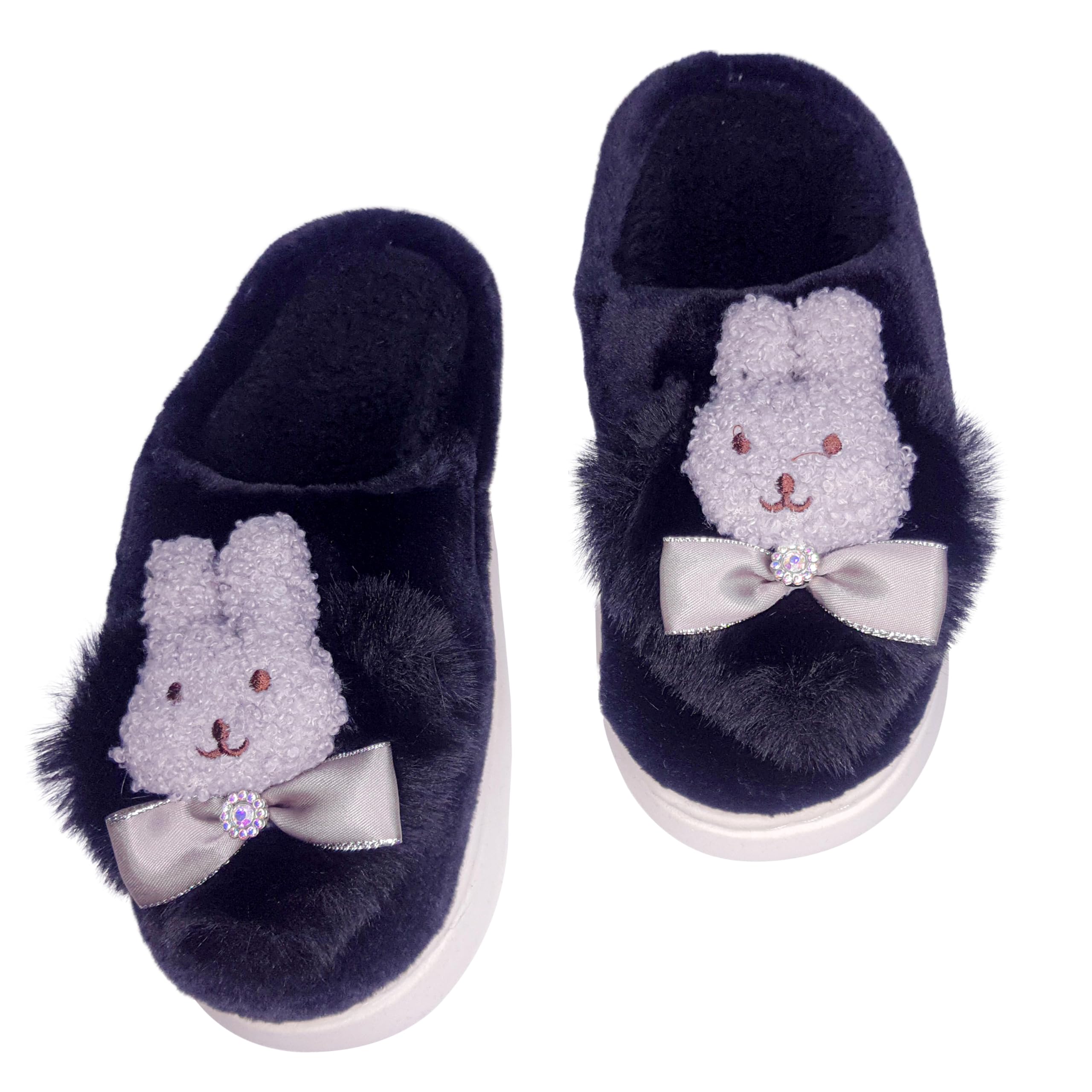Khwaish Store Womens Soft Fur Home Slippers Fluffy Winter Warm Bedroom Slipper | Flip Flops For Indoor Room Homewear (B0DBDSW5N5) Amazon Price History, Amazon Price Tracker