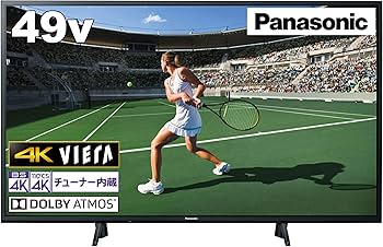 Amazon | パナソニック 49V型 4Kダブルチューナー内蔵 液晶 テレビ