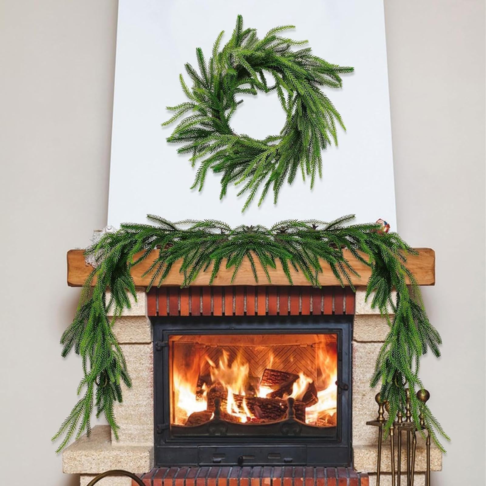 Gresonic Norfolk-denslinger, 2,7 m, voor Kerstmis, kunstmatige