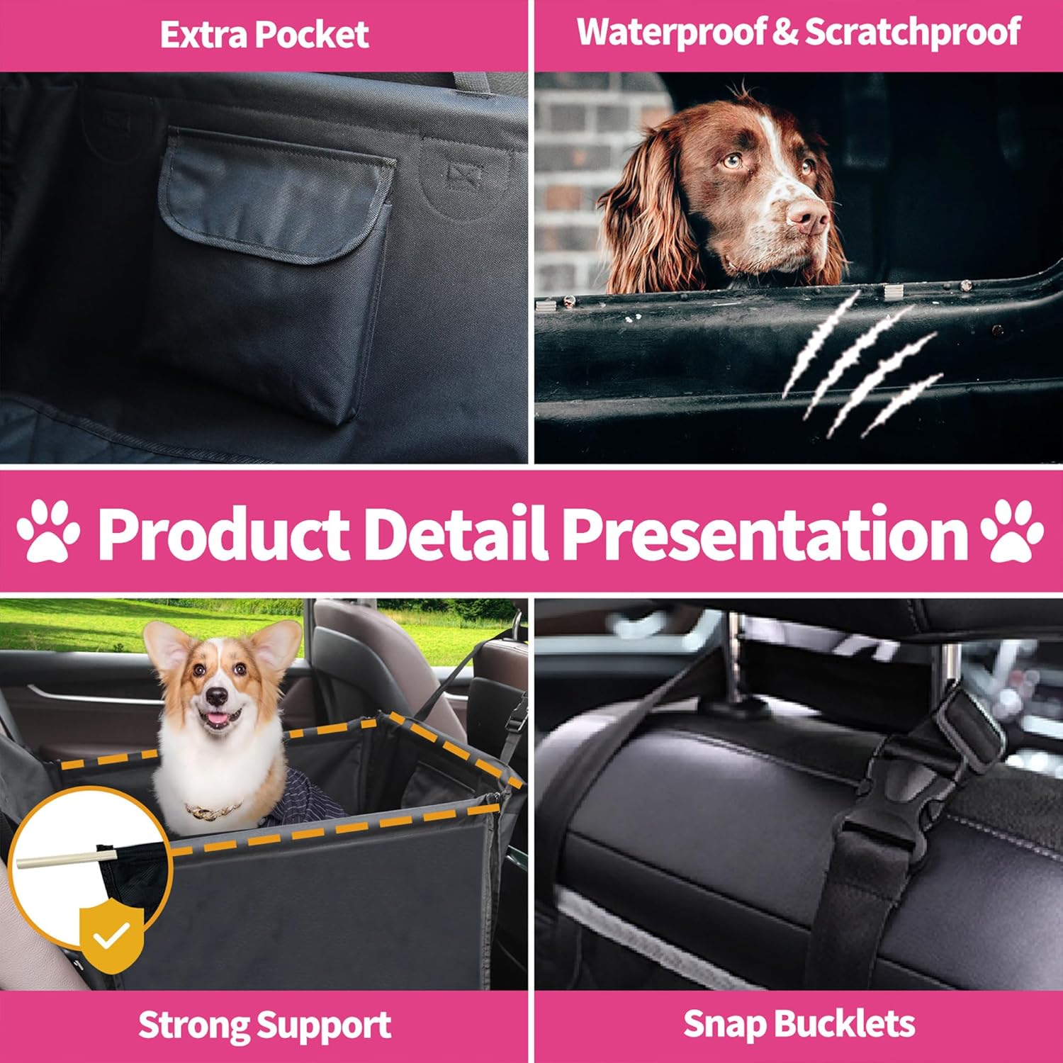 Ultimate Comfort: Review of the Waterproof Dog Car Seat for Medium Dogs