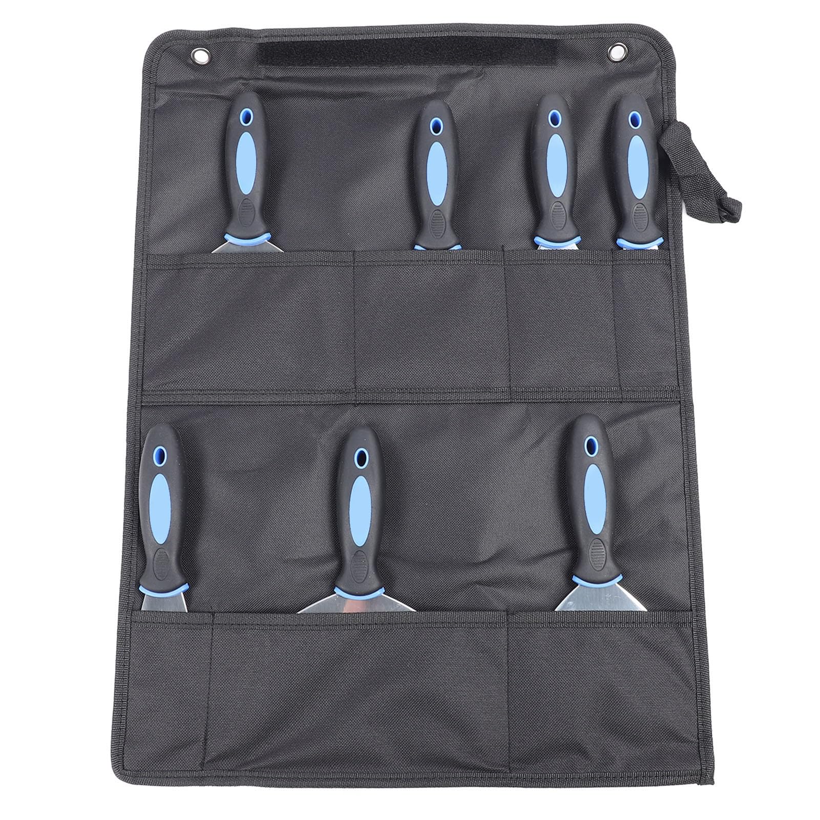 Eujgoov Set di Raschietti per Mastice in Acciaio Inossidabile da 6 Pezzi, Materiale in Acciaio Resistente, Multiuso per la Rimozione di Intonaco e Carta da Parati, Ideale per gli Appassionati del