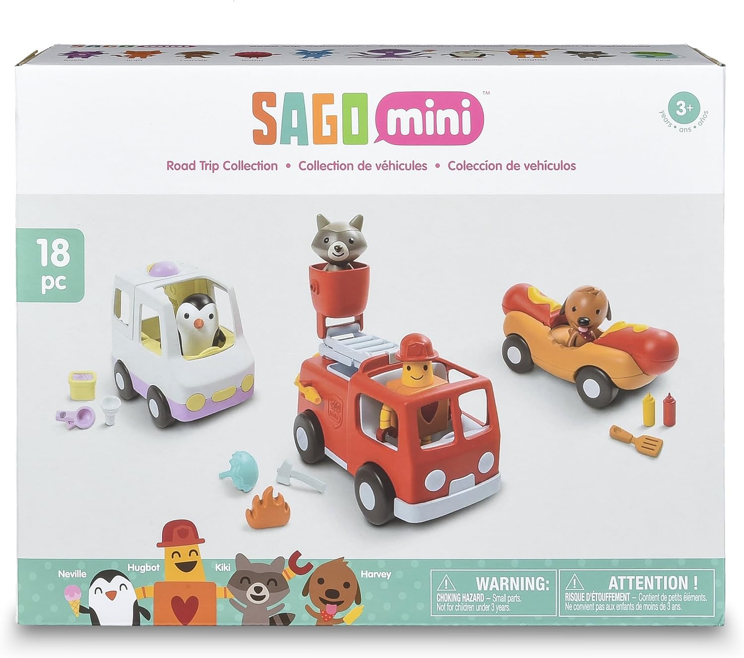 Spin Master Sago Mini – Vehicles - Road Trip Collection, Multicolor