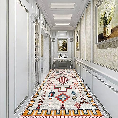 Miniatura 2 de Alfombra estrecha para pasillo, pasillo, alfombra larga para patio y terraza, para cocina, pasillo, escaleras, alfombra de área con respaldo
