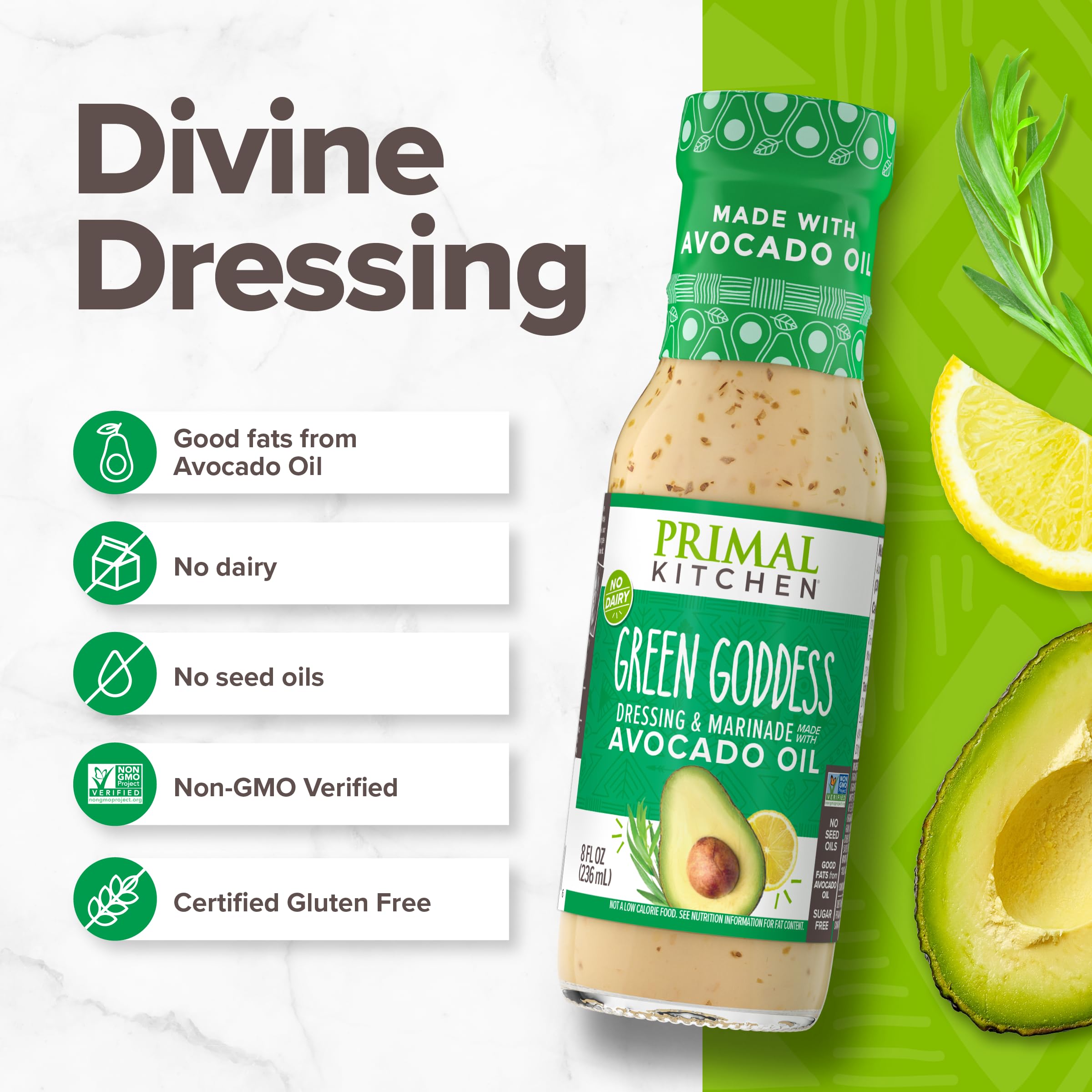 primal kitchen caesar dressing Ranch Dressing, Dressing, and Green Goddess & Marinade, Made with Avocado Oil, 8 Fluid Ounces, Variety Pack of 3 : Grocery & Gourmet Food spell collective making it an excellent Red Plus-Size Prom Dresses Size:32W x 32L