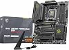 تدعم اللوحة الأم MSI MAG X870E TOMAHAWK WIFI معالجات ATX - AMD Ryzen 90008000 7000، وAM5-80A SPS VRM، وDDR5 Memory Boost 8400 MTs OC، وPCIe 5.0 x16، وM.2 Gen5، وWi-Fi 7، وتدعم شبكة LAN 5G