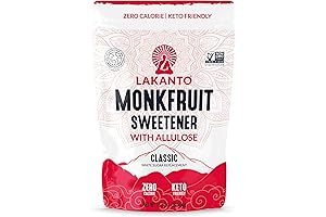 Lakanto Monk Fruit Sweetener - The Perfect Sugar Replacement for Health-Minded Individuals