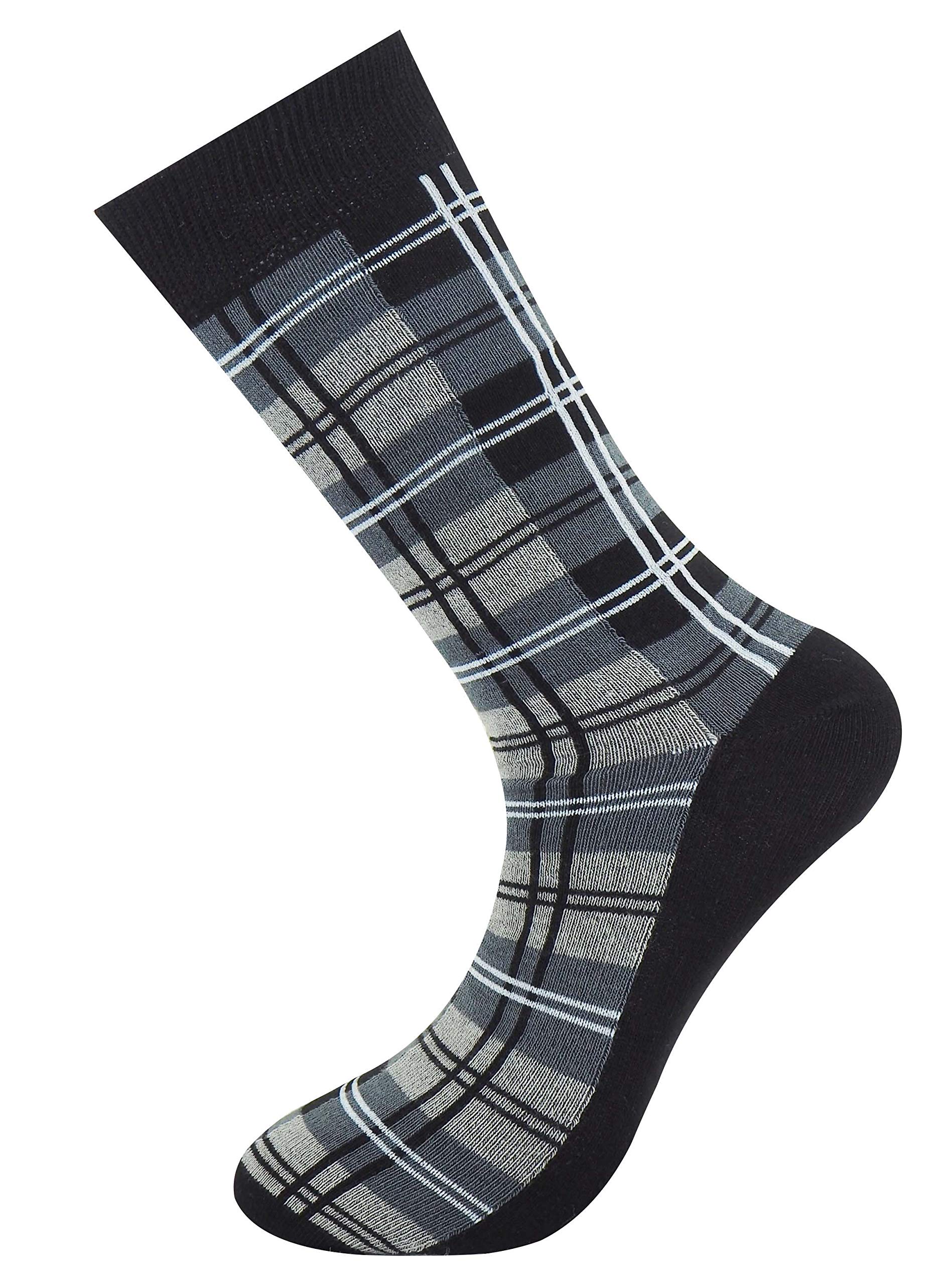 Mysocks 5 paires de chaussettes à la cheville en coton peigné dans une boîte cadeau avec un bout parfait sans couture