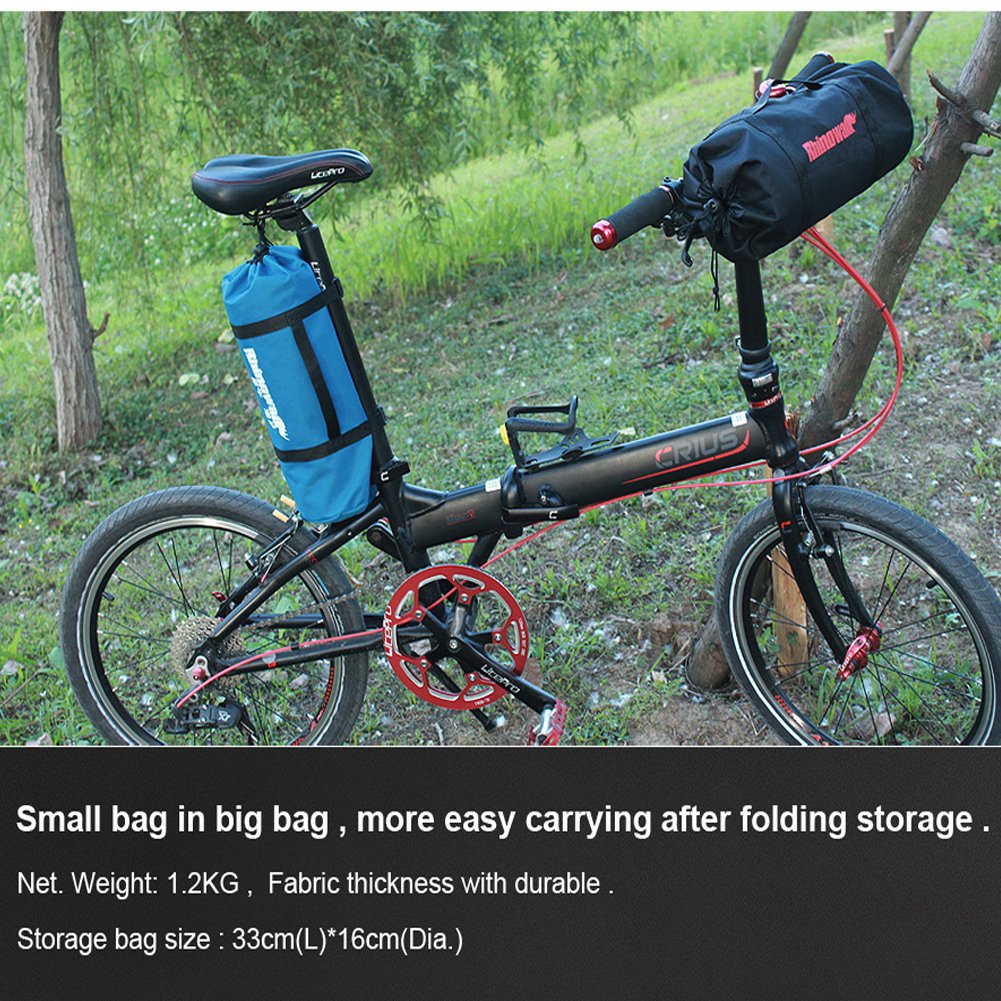 Selighting 20 inch Folding Bike Travel Bag Packable Bicycle Storage