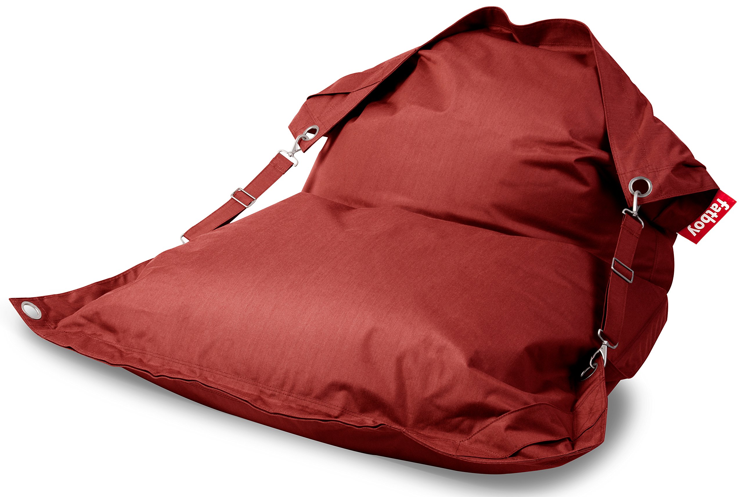 FatboyBuggle Up Bean Bag – Red | Adjustable & Comfortable | Indoor & Outdoor Use | Water-Repellent Fabric | Versatile & Durable Lounge Seating