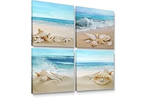 Lazy Ocean Seascape Canvas Wall Art