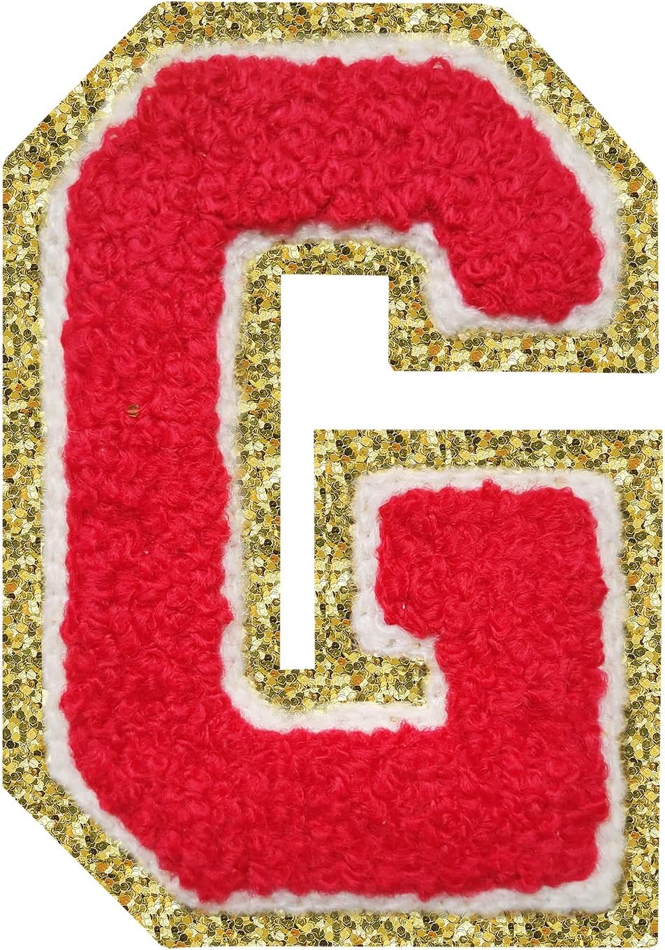 Letter Patches Iron on 3Pcs Chenille Letters for Jackets