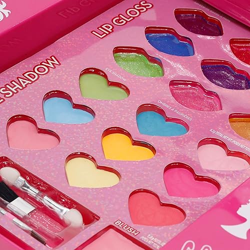 Miniatura 8 de Barbie - Townley Girl - El juego de maquillaje de tocador con luz para cosméticos incluye brillo de labios sombra de ojos pinceles esmalte de uñas