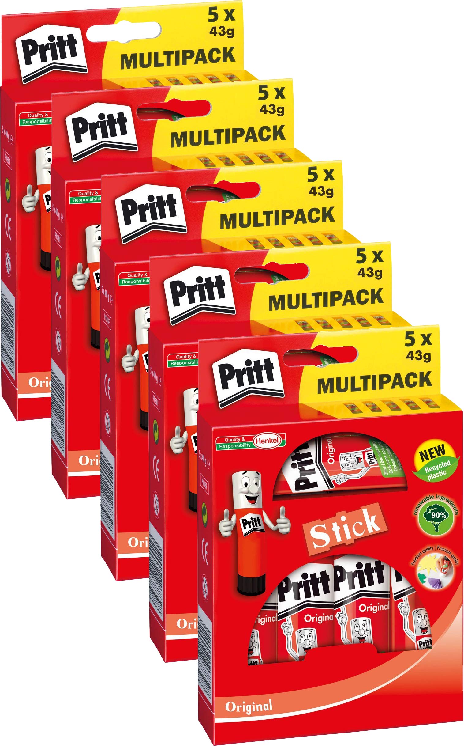 Pritt Klebestift WA13, 25× 43g