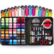 Sewing Kit,126 Sewing Suppliers with 30 spools of Thread, 38 Assorted Sewing Needles and Complete Sewing Accessories for Home, Travel and Emergencies Repair