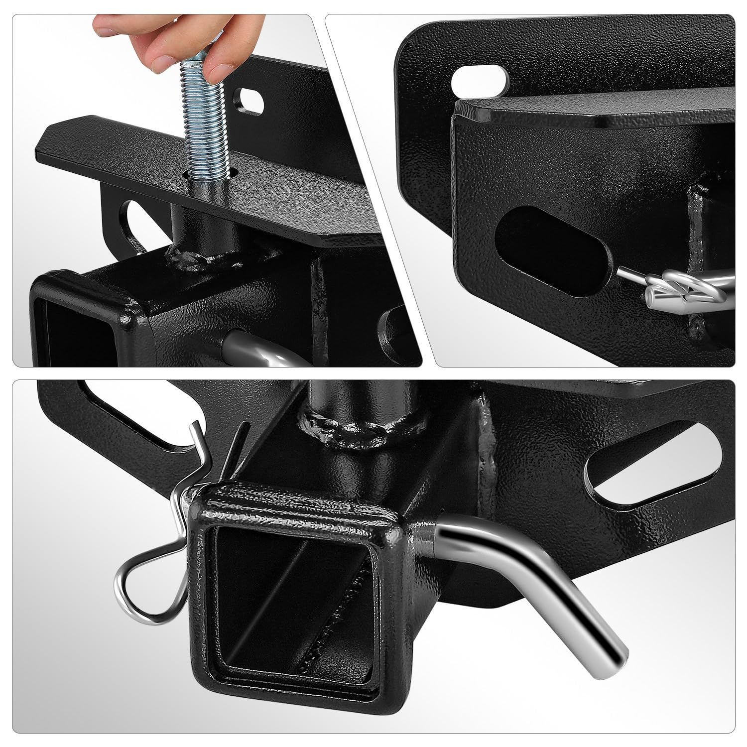 DNA MOTORING 5,1 cm (2 Zoll) Anhängerkupplung Empfänger Anhängerkupplung Empfänger Anhängerkupplung kompatibel mit Dodge Ram 1500/2500/3500 2003-2010, Ram 1500/2500/3500 2011-2018, TH-N-073