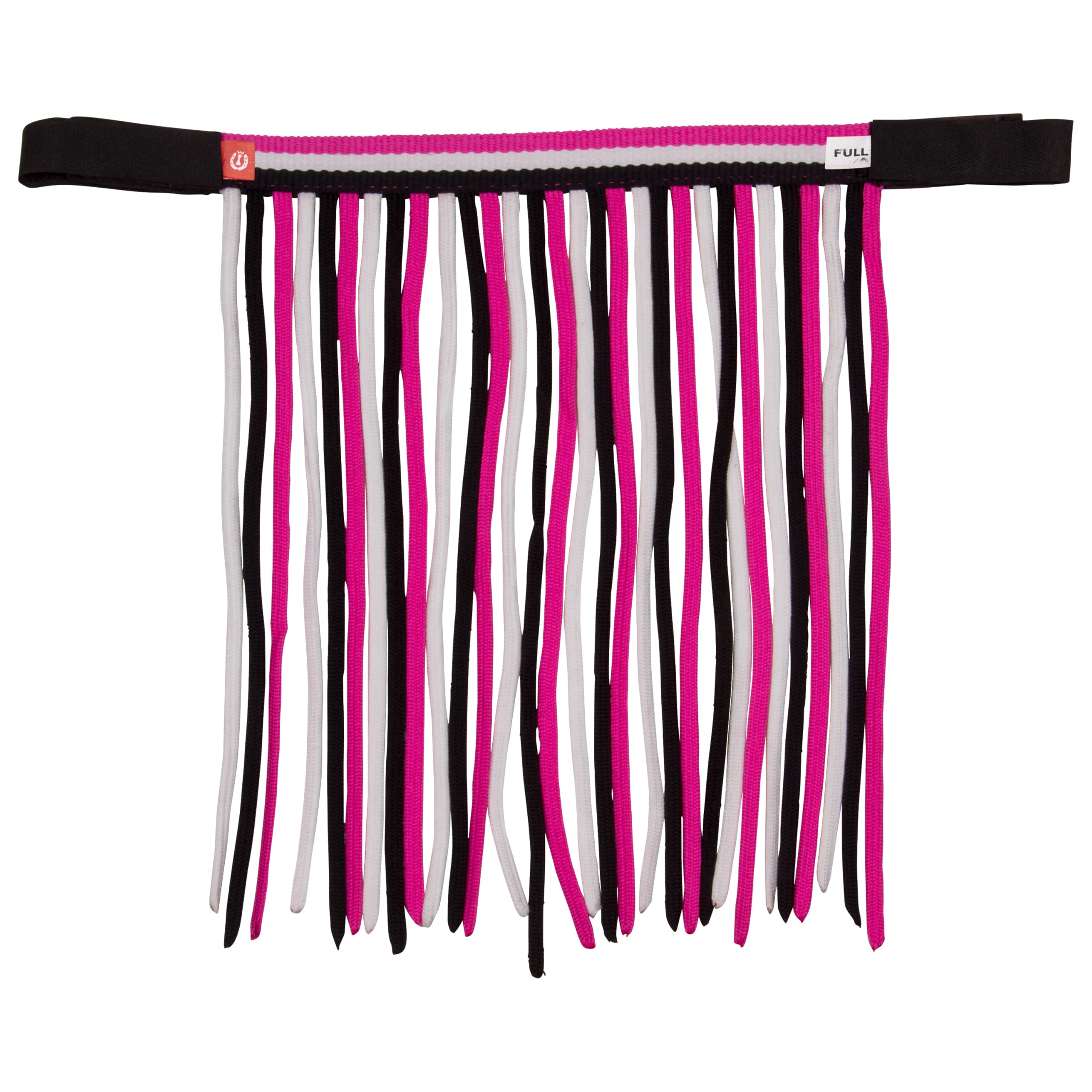 Imperial Riding IRH Fly Fringe Nylon Fly Fringe with Fastening, Neon Pink, Cob