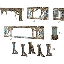 Battle Systems Sci-fi Terrain Alien Catacombs Entrances Sheet - 28-35mm RPG/Wargames / 40k Necromunda Card Scenery
