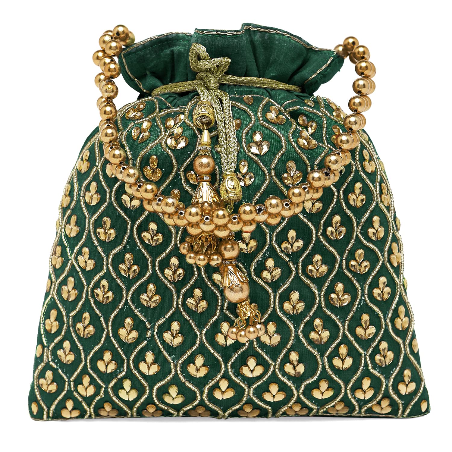 Peora Juego de joyas étnicas indias tradicionales Kundan Dulhan para novia, regalo para mujer