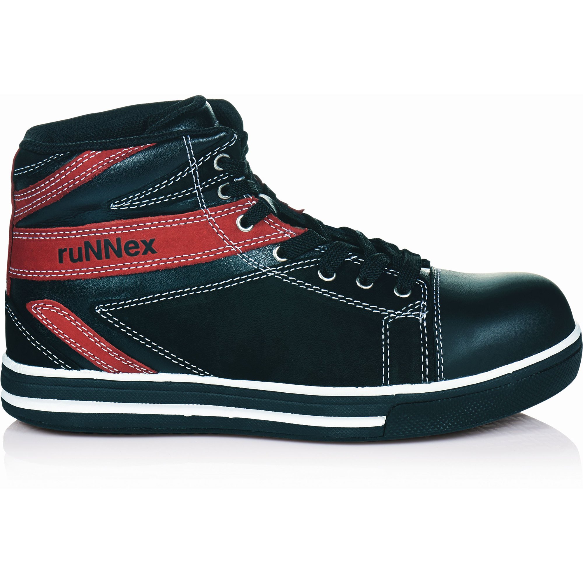 ruNNex Sicherheitshochschuhe S3 SportStar modern und leicht Größe 45, schwarz, 5343