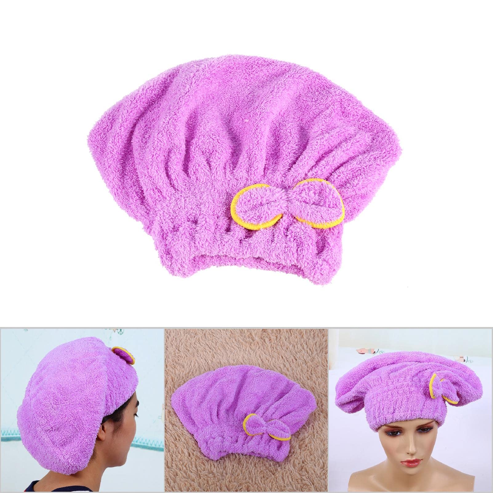 Microfiber Hair Towel Wrap for Women Magic Instant Dry Hair Towel - Image 2