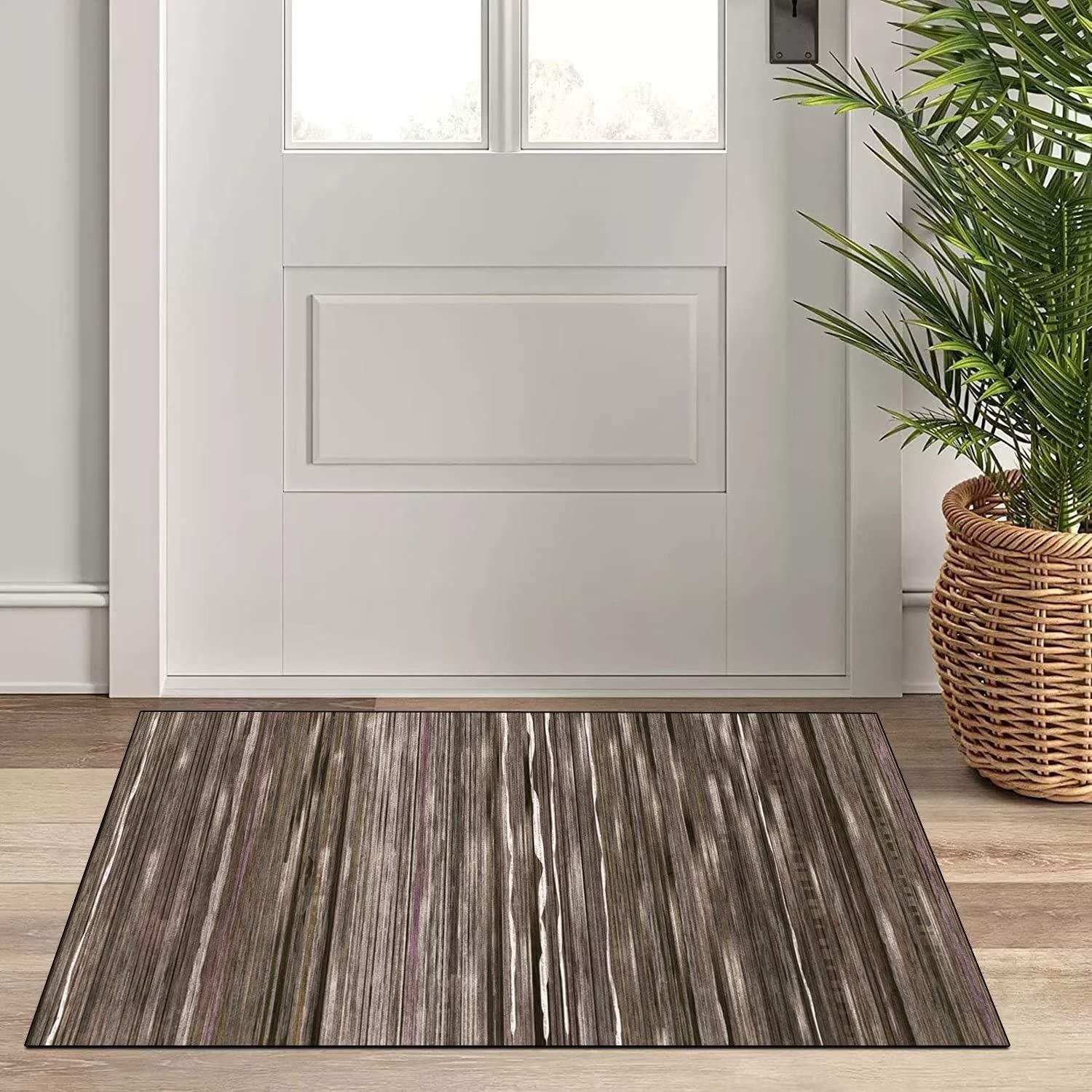 Teppich Flur Meterware Braun 40x250cm Flurläufer Korridor Teppichläufer Küchenteppich Schlafzimmer Esszimmer Polyester Meterware Anpassbar