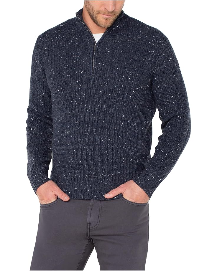Liverpool Los Angeles Donegal Rib 1/4 Zip Sweater - Main View