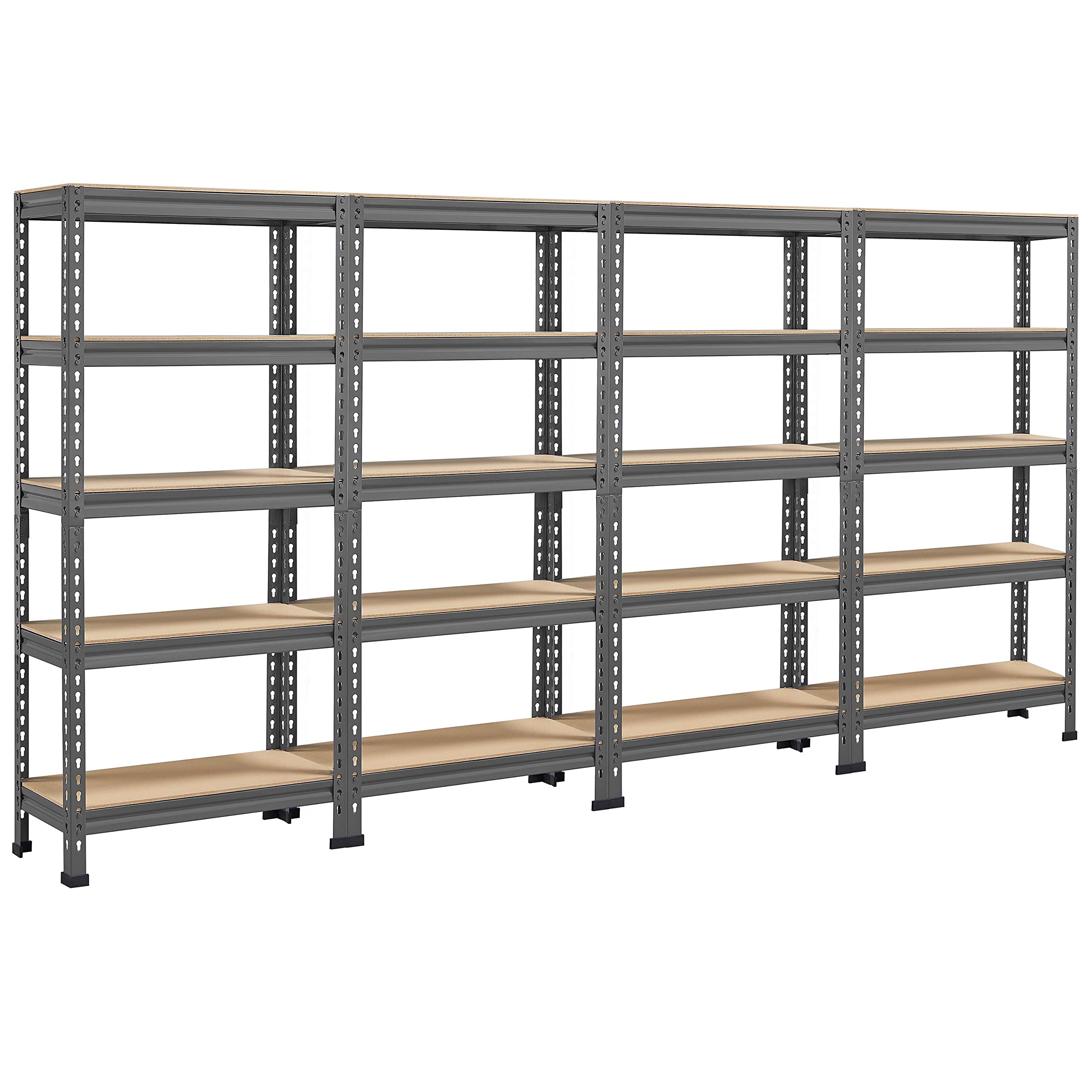 Buy Yaheetech Garage Metal Storage Shelves, 5Tier Adjustable Shelves
