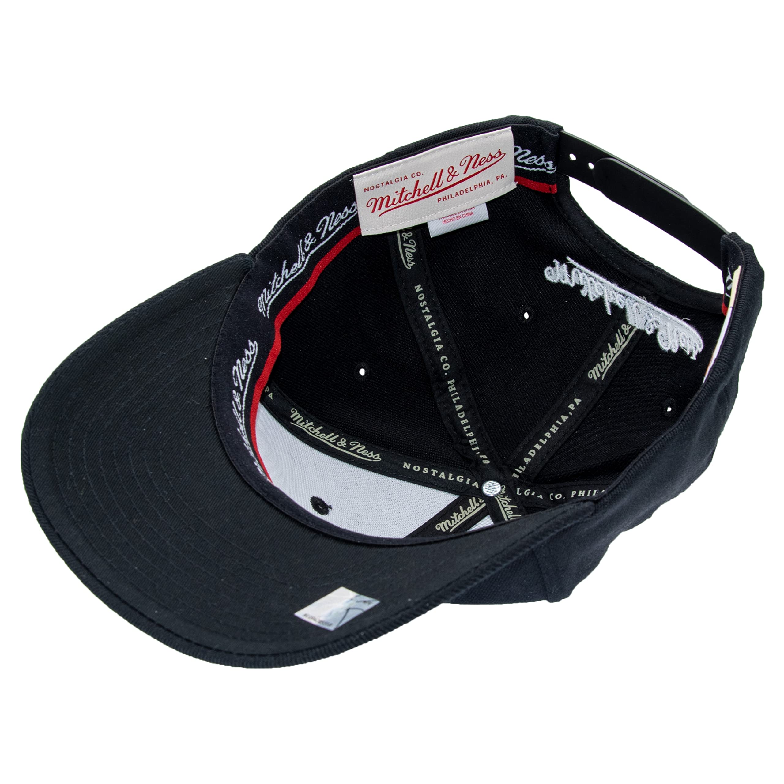 Mitchell & Ness NBA Blk & Wht Logo Classic Red - New York Knicks, Black