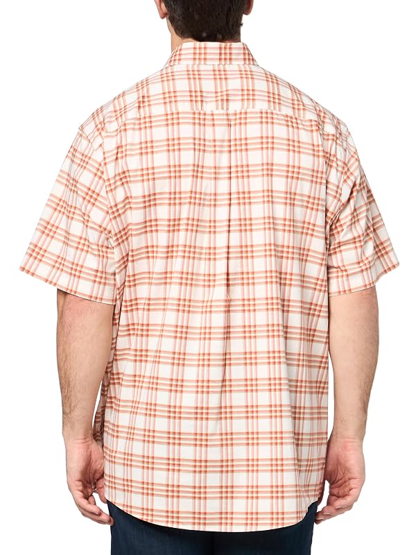 Eddie Bauer Men's Big & Tall Voyager Flex Short-Sleeve Shirt Terracotta 3X-Large, Tall by Eddie Bauer - Image 2