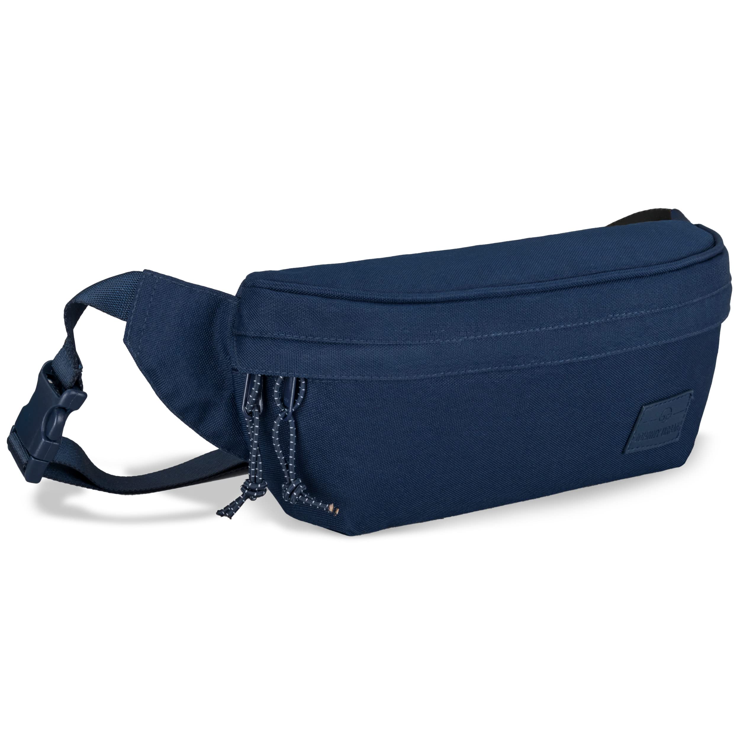 JOHNNY URBAN Riñonera Hombre y Mujer Azul - Tom - Riñoneras Hip Bag para Festivales y Deportes - Bolsa de Cintura Hipster Fanny Pack Bolso de Viaje - Repelente al Agua