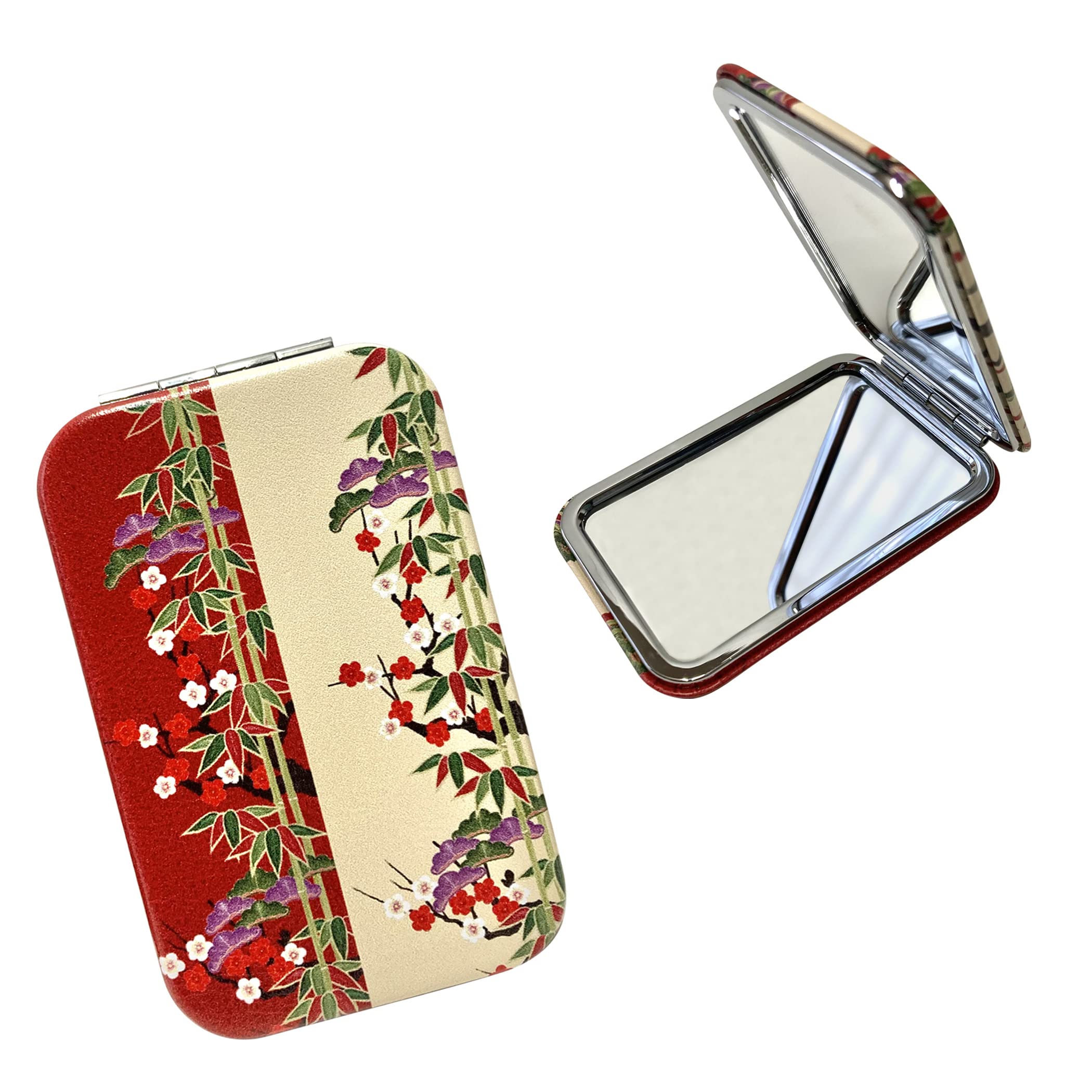 Amazon.co.jp: 【和デザイン】 コンパクトミラー 手鏡 携帯