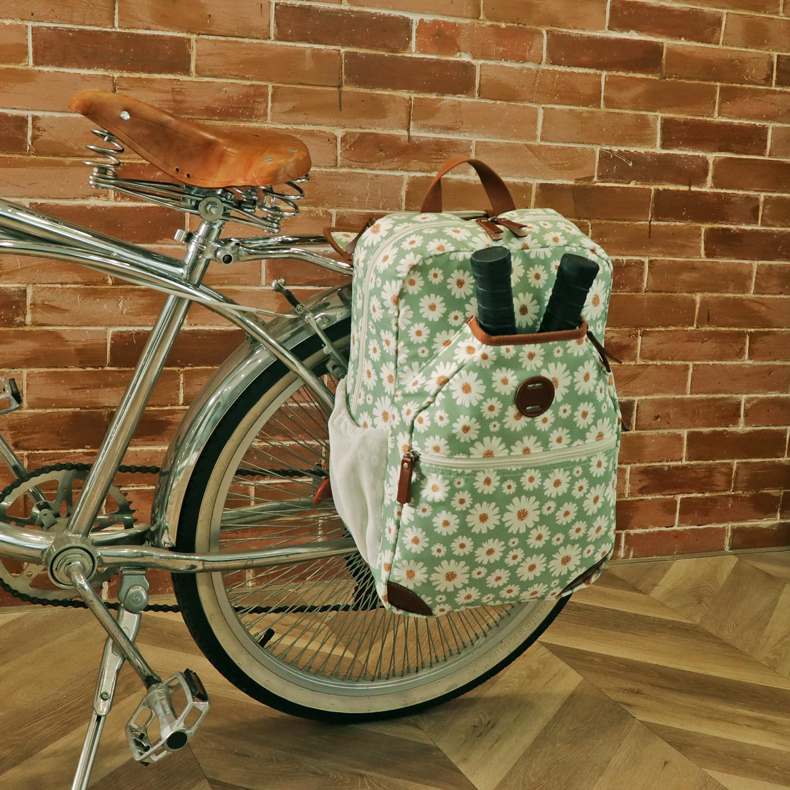 Tourbon Sac à dos de tennis pour vélo, badminton, raquette, tennis, grand sac de sport pour femme