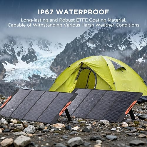 Miniatura 7 de Panel solar portátil de 320 vatios tipo N de 16BB con diodos de derivación, esenciales para RV, 2 cargadores solares plegables de 160 W 20 V para