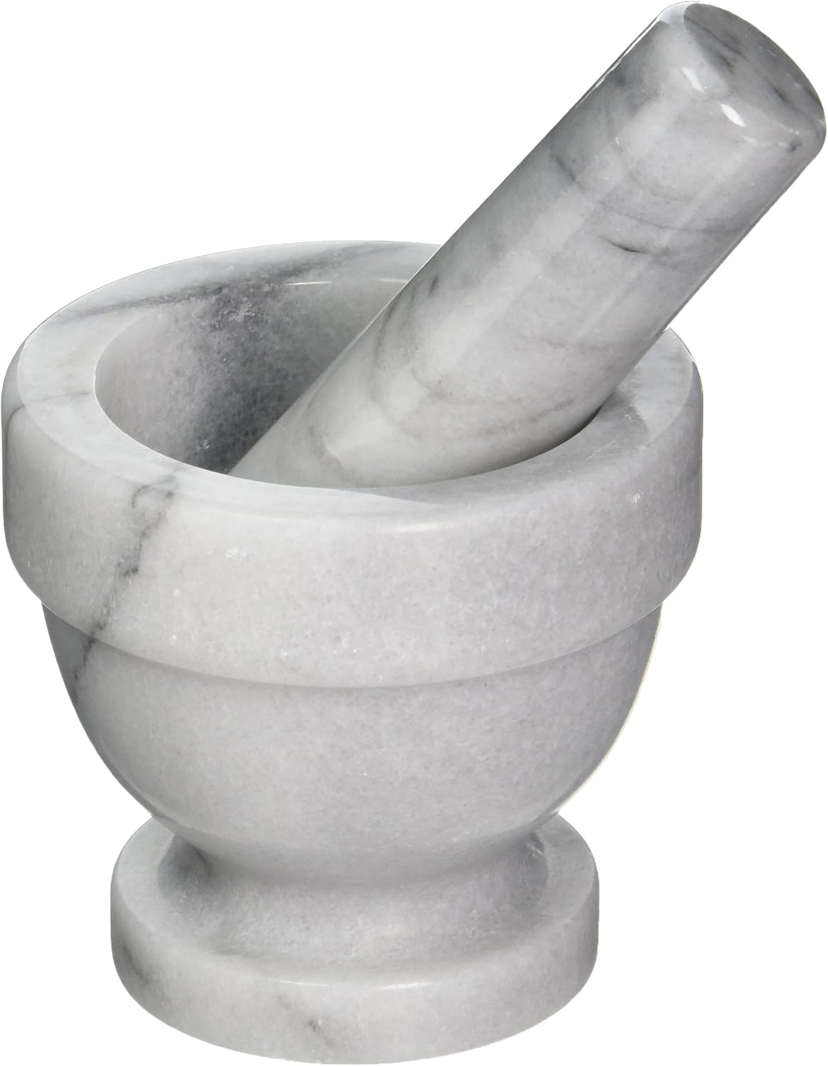 Fox Run Marble Mortar and Pestle, White