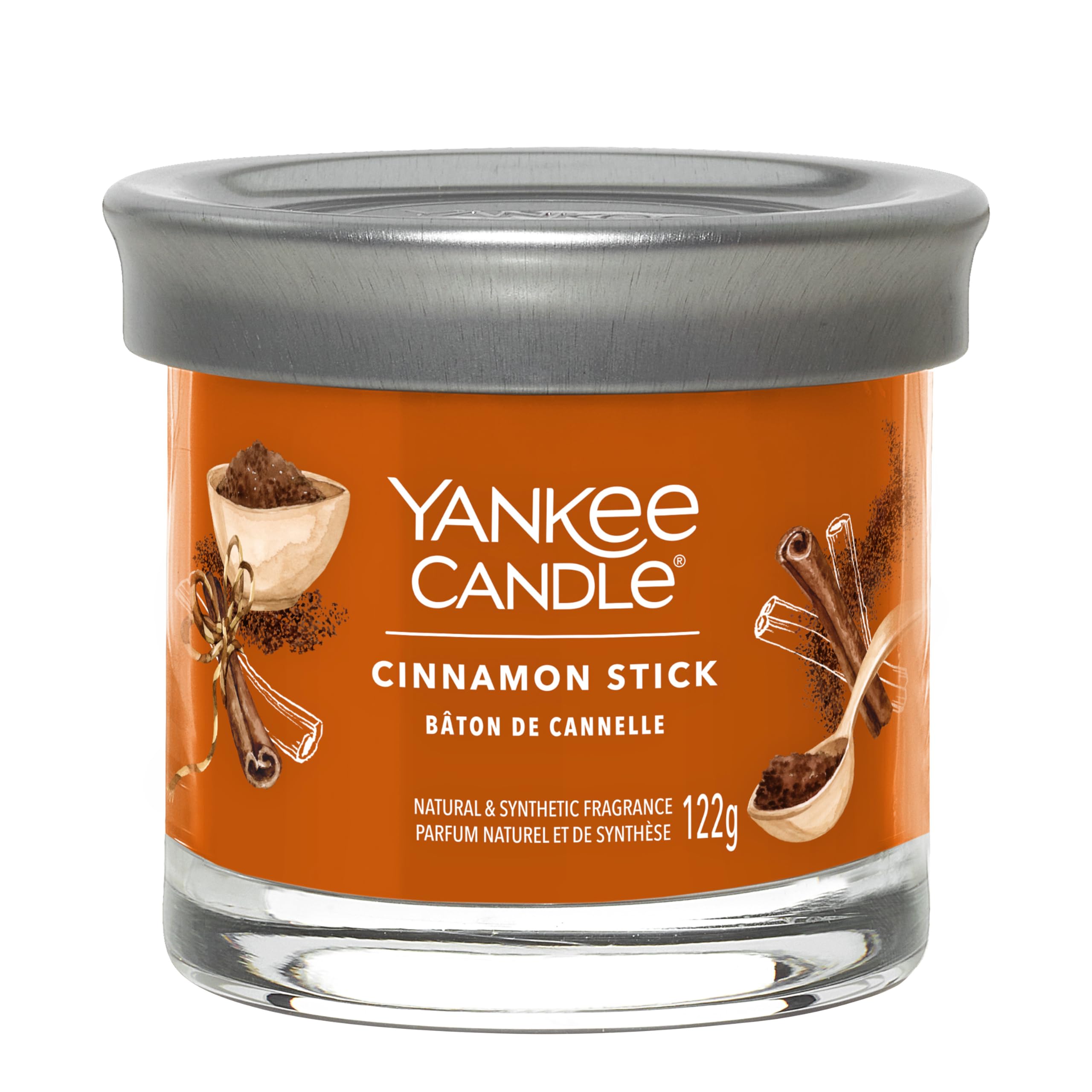 Yankee Candle Cinnamon Stick Small Tumbler Candle with Double Wicks | Soy Wax Blend Long Burning Candle | for Women