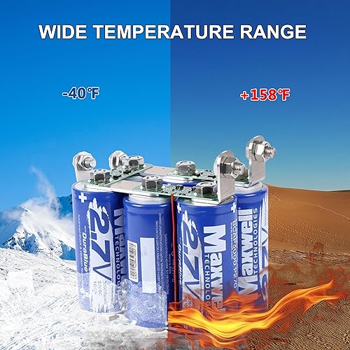 Miniatura 4 de Maxwell 16V 500F Super Capacitor 12V Jump Starter 6000A Arrancador de coche sin batería tradicional, potente caja de salto para todos los coches de