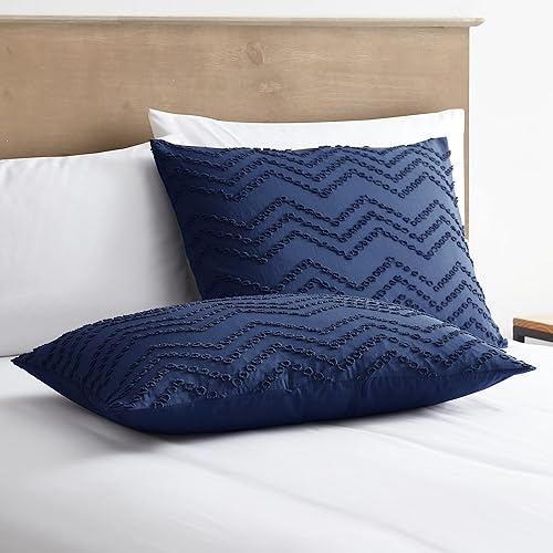 Miniatura 4 de Juego de funda de edredón de 3 piezas con cierre de cremallera, 104 x 90 pulgadas y 2 fundas de almohada