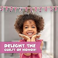 Vista 6 de Minnie Mouse Birthday Decorations Serves 16 Guests Banner, Table Cover, Plates, Napkins, Sticker Officially Licensed