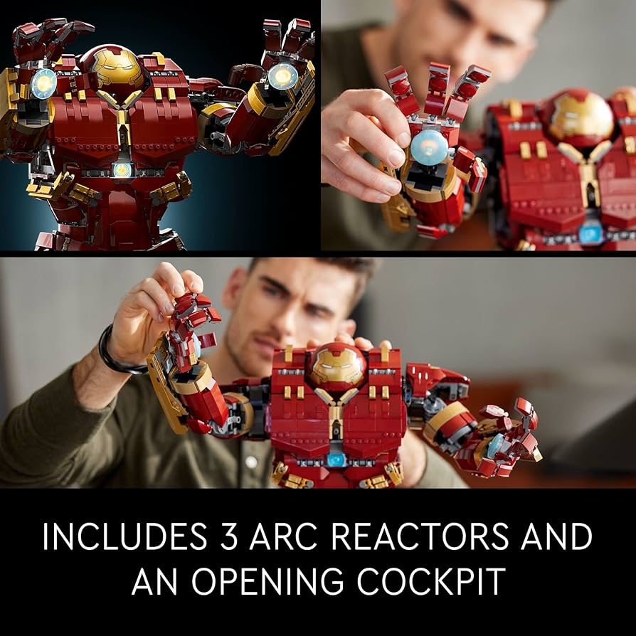 ＢＨＢ シルバー L LEGO IRON MAN HULKBUSTER WEAR INFINITY GAUNLET 2008 PCS