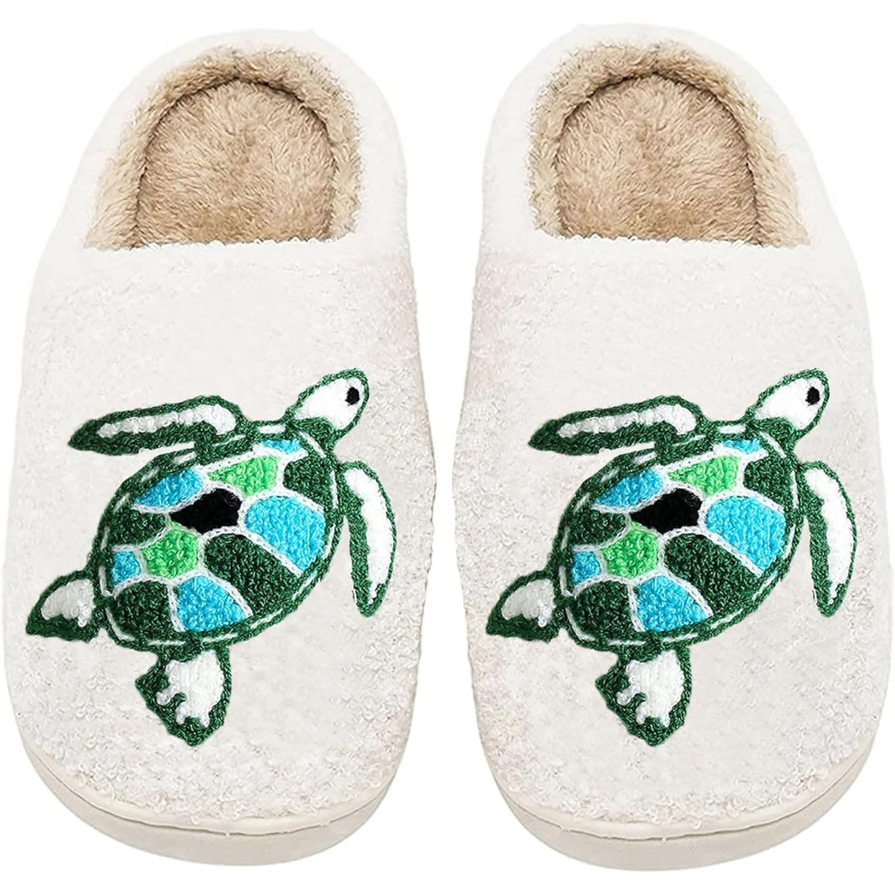 LNERIP Slippers Winter Womens Mens Fluffy Plush Slippers Animals Cute Cartoon House Slippers Cuddly Warm Shoes Indoor Outdoor Girls Women