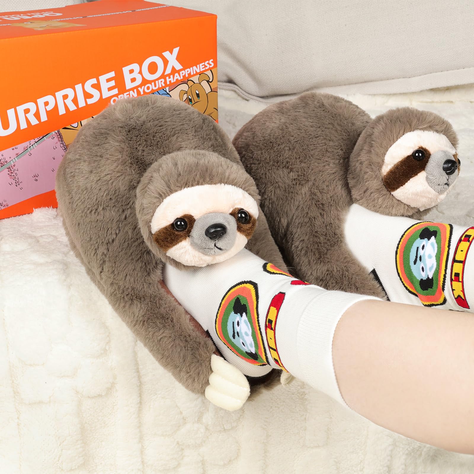 Pantuflas de gato para niñas y niños, pantuflas esponjosas de casa, regalo para niños, pantuflas de animales lindos con gatos, pantuflas de talla única para niños, regalo de gato para