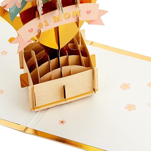 Miniatura 5 de Hallmark Signature Paper Wonder - Tarjeta de cumpleaños desplegable para mamá (todo el tiempo mejor) (paquete de 2) Dorado y rosado,Dorado, verde y