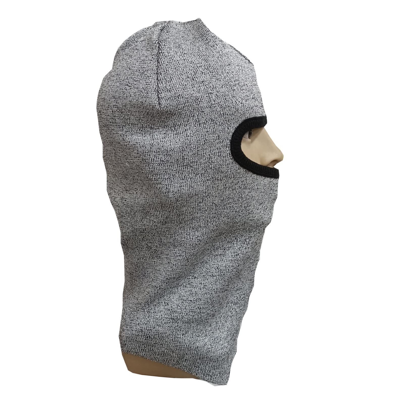 Couvre-chef résistant aux coupures de niveau 5 avec protection du cou à capuchon élastique for la protection de la sécurité de l'entraînement sur le terrain, Abrasion supérieure et durable